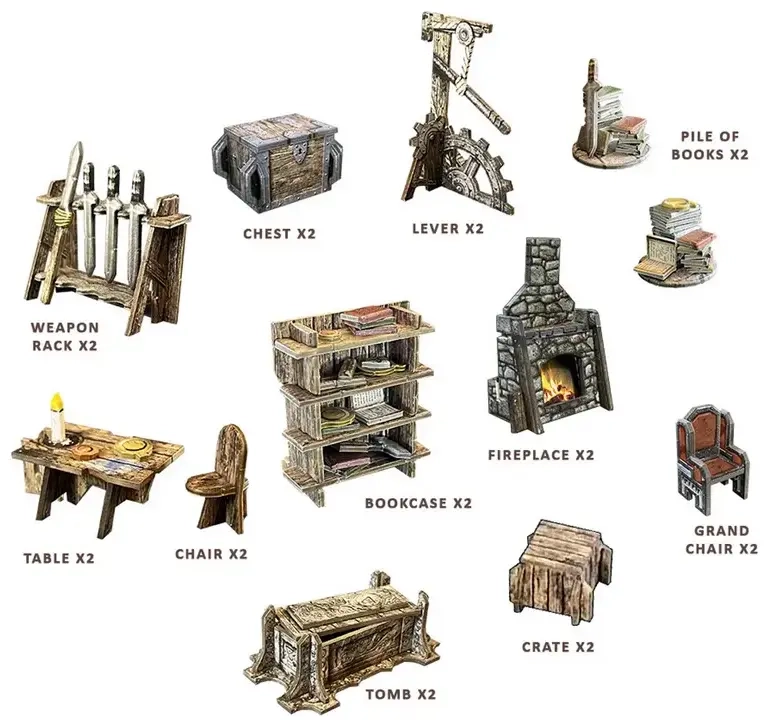 Fantasy Dungeon Terrain - Dungeon Furniture