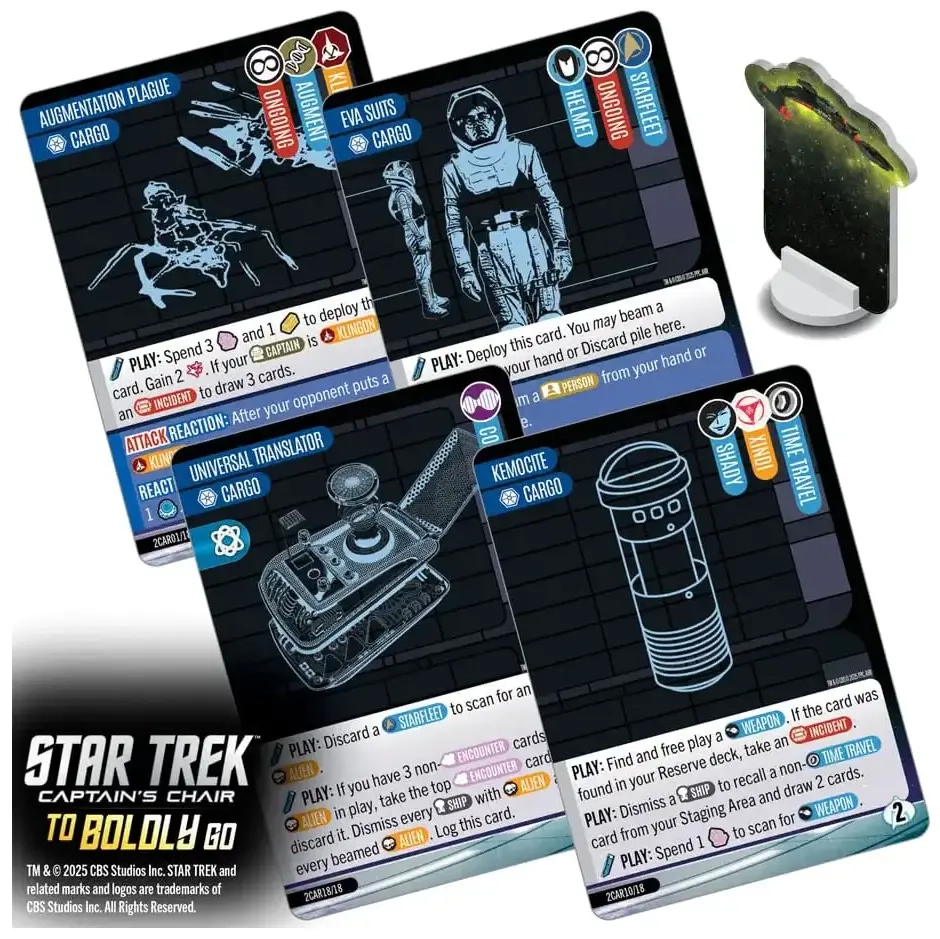 Star Trek: Captain's Chair Kartenspiel To Boldly Go - EN