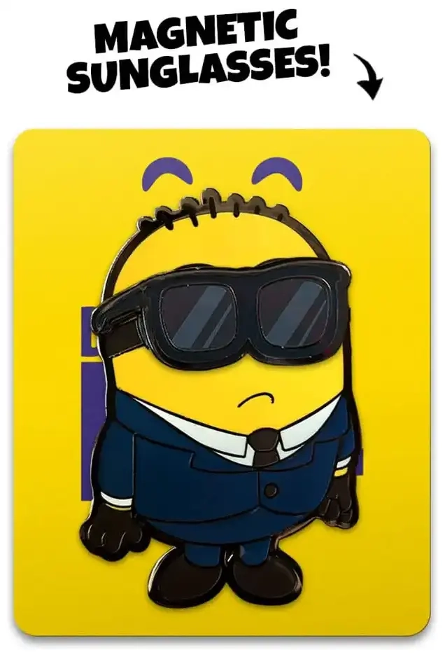 Ich - Einfach Unverbesserlich Ansteck-Pin Sunglasses Suit Minion 5 cm