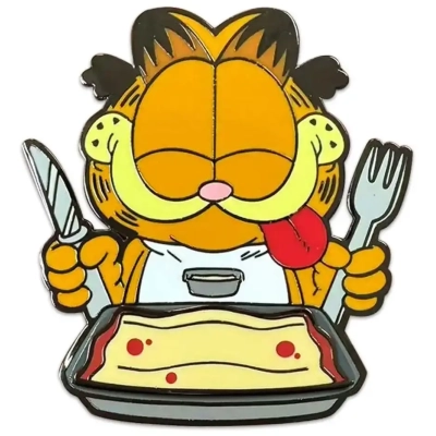 Garfield Ansteck-Pin Disco Garfield Lasagna Dinner 5 cm