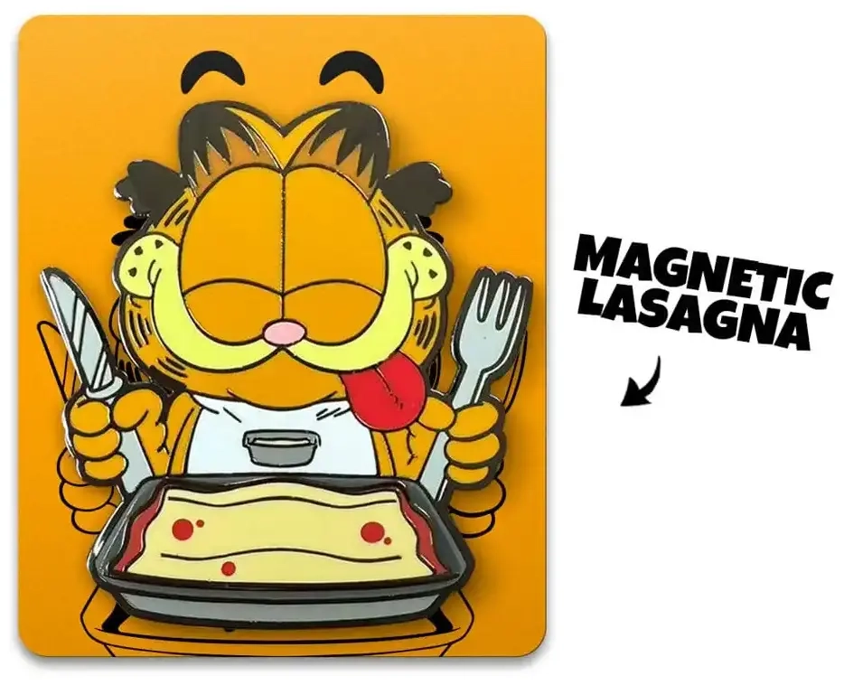 Garfield Ansteck-Pin Disco Garfield Lasagna Dinner 5 cm