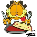 Garfield Ansteck-Pin Disco Garfield Lasagna Dinner 5 cm