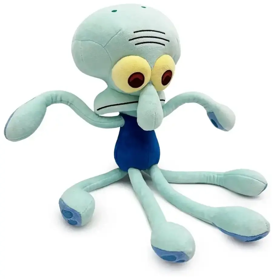 SpongeBob Schwammkopf Plüschfigur Thaddäus Interpretations Tanz 22 cm
