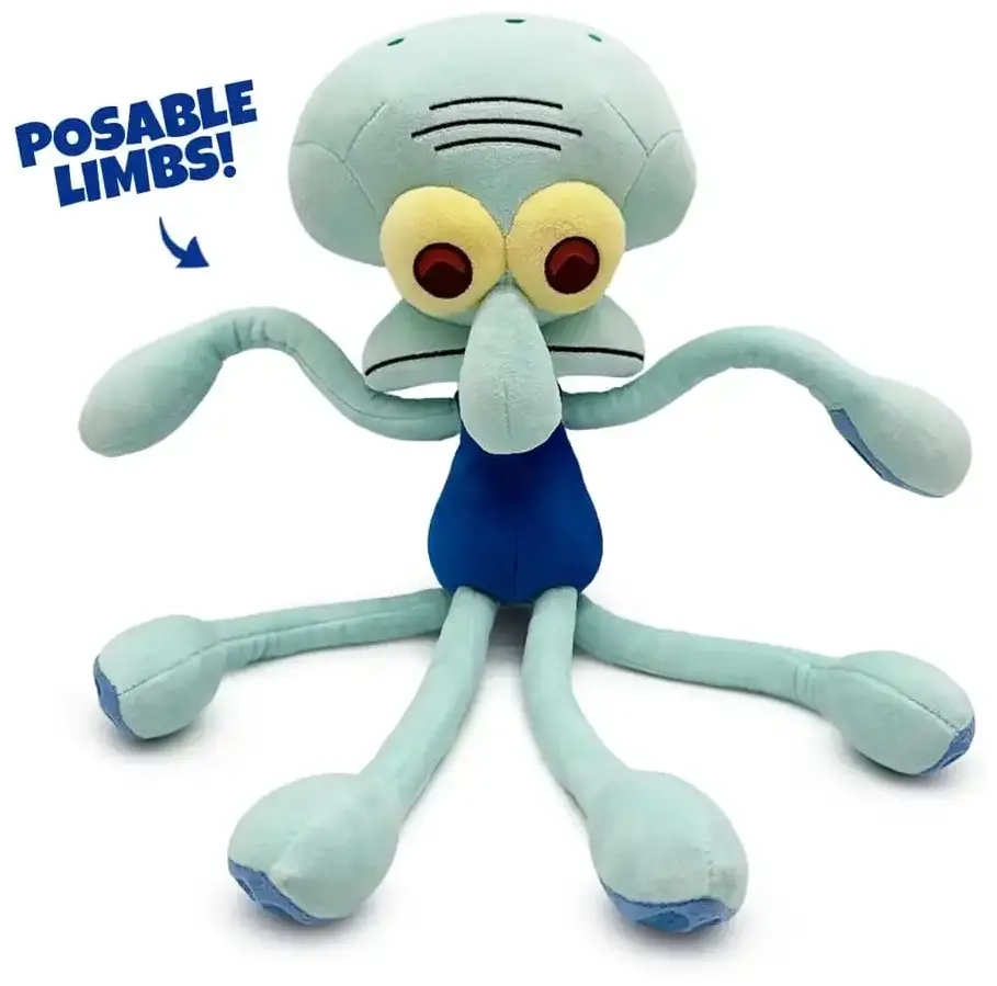 SpongeBob Schwammkopf Plüschfigur Thaddäus Interpretations Tanz 22 cm