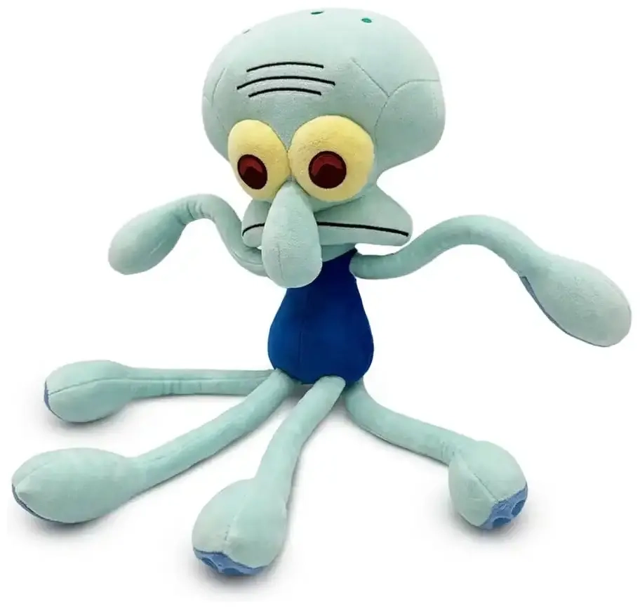 SpongeBob Schwammkopf Plüschfigur Thaddäus Interpretations Tanz 22 cm