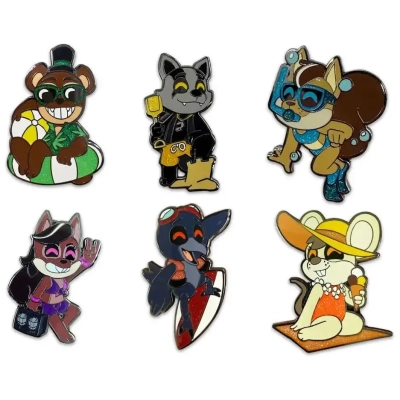 Five Nights at Freddy's Ansteck-Pins Set Popgoes Beach 3 cm (6)