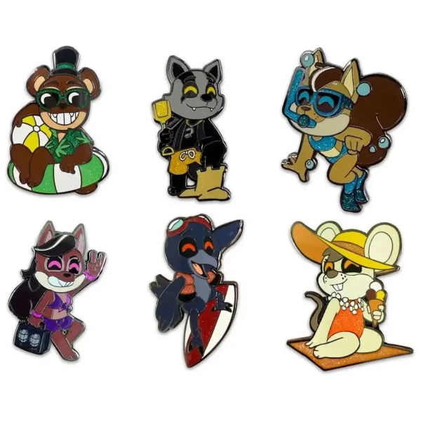 Five Nights at Freddy's Ansteck-Pins Set Popgoes Beach 3 cm (6)