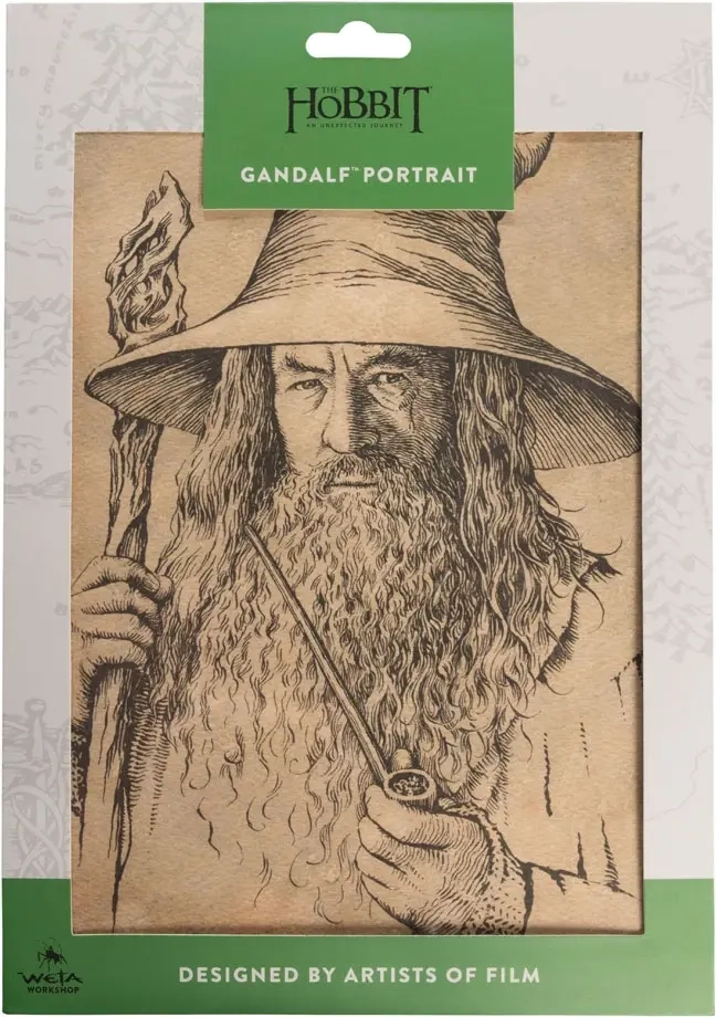 Der Hobbit Kunstdruck Portrait of Gandalf the Grey 21 x 28 cm