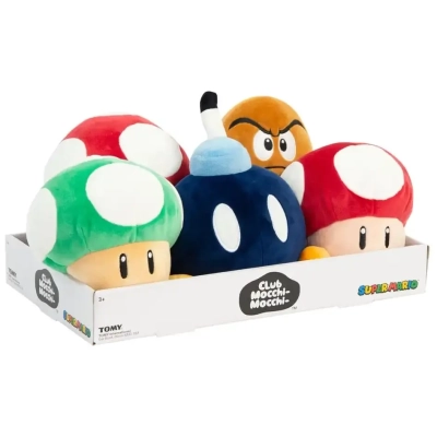 Mario Kart Mocchi-Mocchi Plüschfiguren Set 1 15 cm Sortiment (5)
