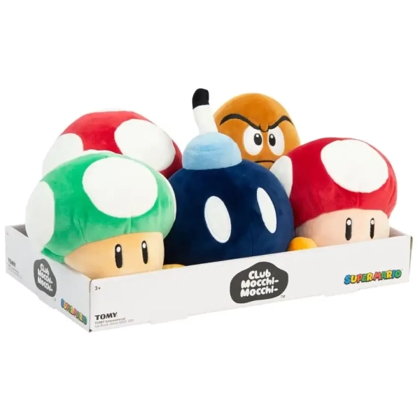 Mario Kart Mocchi-Mocchi Plüschfiguren Set 1 15 cm Sortiment (5)