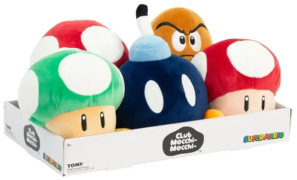 Mario Kart Mocchi-Mocchi Plüschfiguren Set 1 15 cm Sortiment (5)