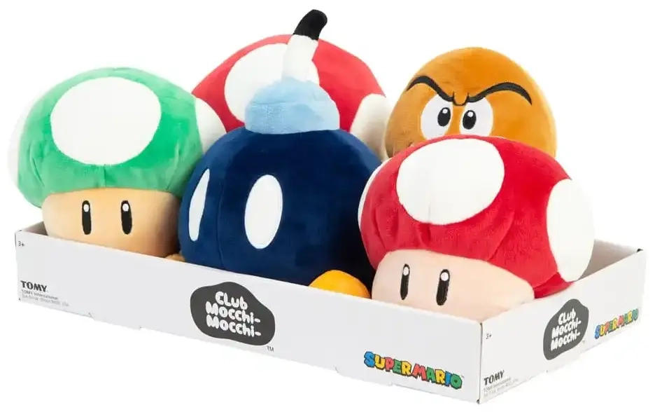 Mario Kart Mocchi-Mocchi Plüschfiguren Set 1 15 cm Sortiment (5)