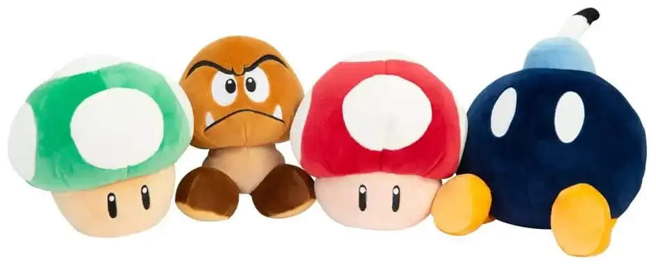 Mario Kart Mocchi-Mocchi Plüschfiguren Set 1 15 cm Sortiment (5)
