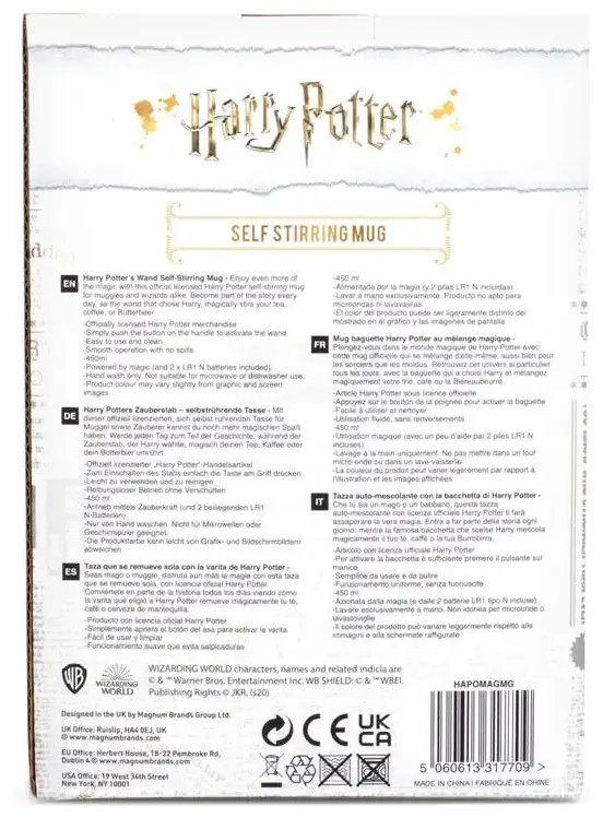 Harry Potter Zauberstab Selbstrührende Tasse