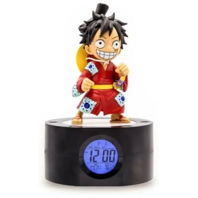 One Piece Wecker mit Leuchtfunktion Ruffy 18 cm