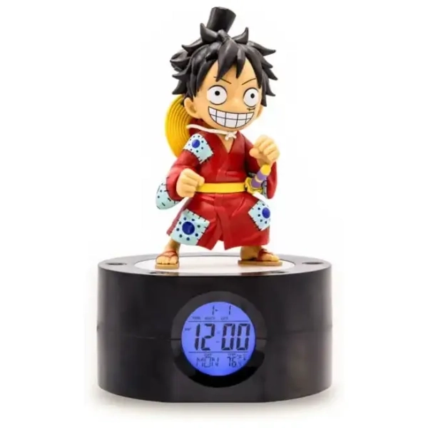 One Piece Wecker mit Leuchtfunktion Ruffy 18 cm