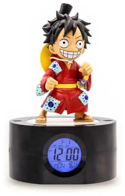 One Piece Wecker mit Leuchtfunktion Ruffy 18 cm
