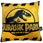 Jurassic Park Kissen Caution Logo 45 cm