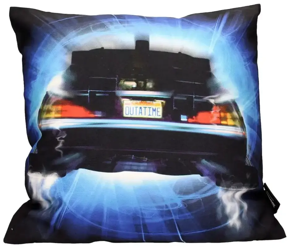 Zurück in die Zukunft Kissen Delorean Roads 45 cm
