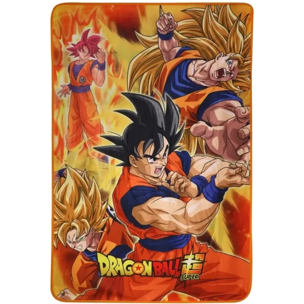 Dragon Ball Super Fleecedecke Battle of Gods Goku 100 x 150 cm