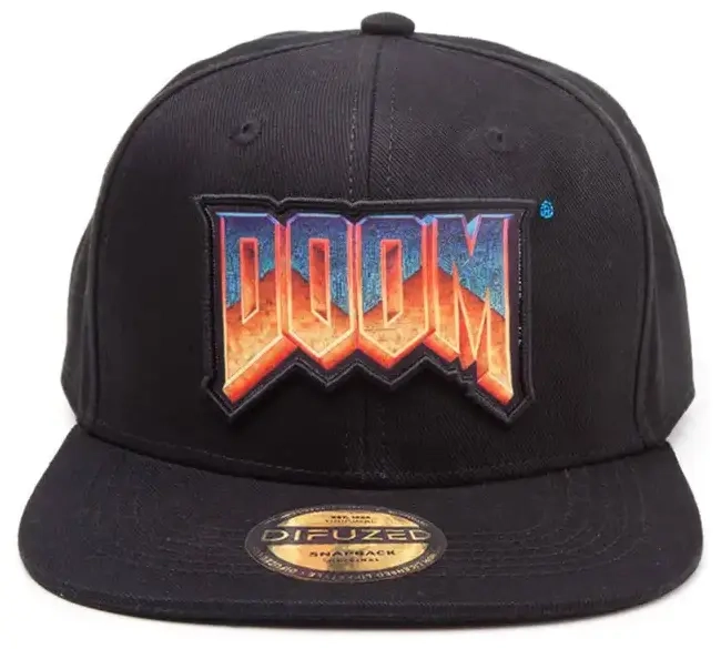 Doom Snapback Cap Label