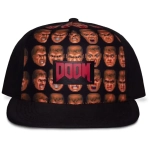 Doom Baseballcap Doom Faces Background