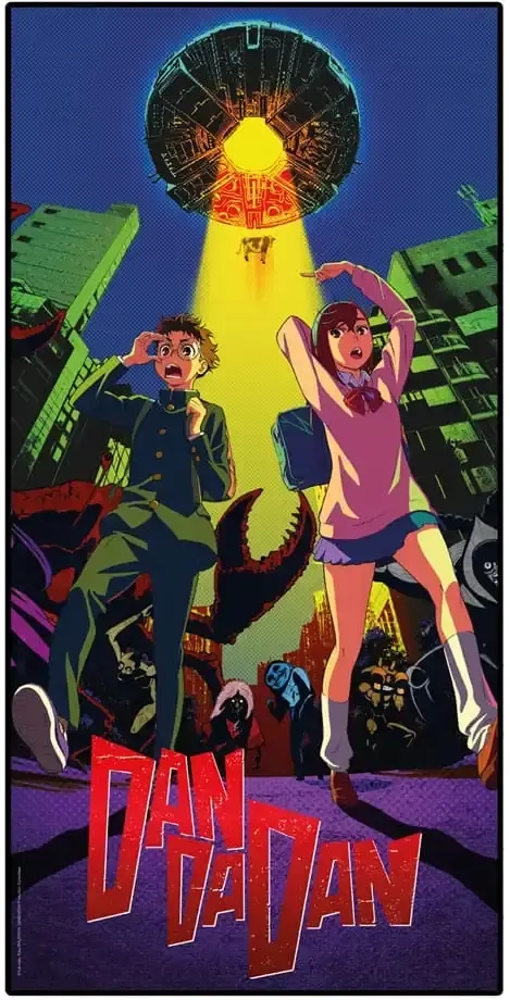 Dandadan Handtuch Okarun & Momo Paranormal Invasion 150 x 75 cm