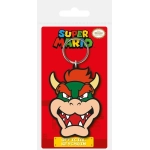 Super Mario Gummi-Schlüsselanhänger Bowser 6 cm