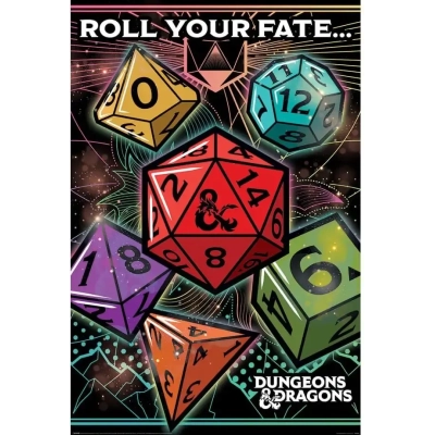 Dungeons & Dragons Poster Set Roll Your Fate 61 x 91 cm