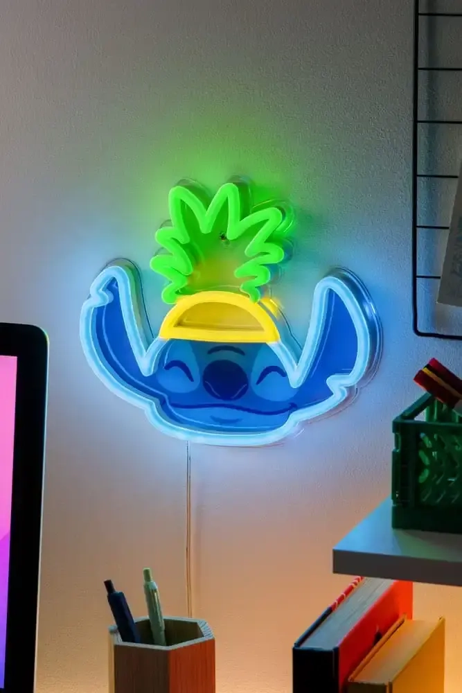 Lilo & Stitch LED Wandleuchte Neon