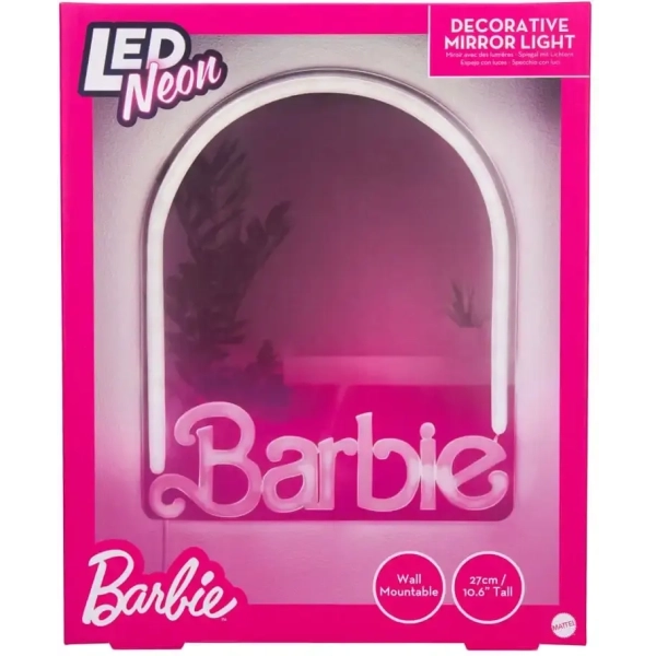 Barbie Wand-Spiegel Neon 27 cm
