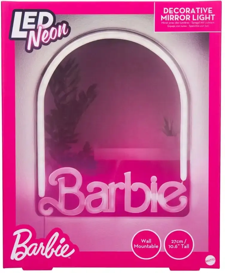 Barbie Wand-Spiegel Neon 27 cm
