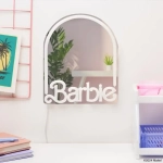 Barbie Wand-Spiegel Neon 27 cm