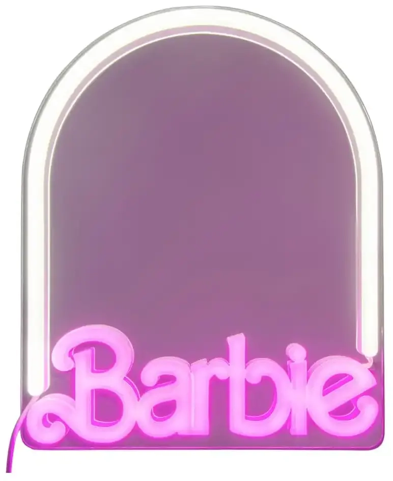 Barbie Wand-Spiegel Neon 27 cm