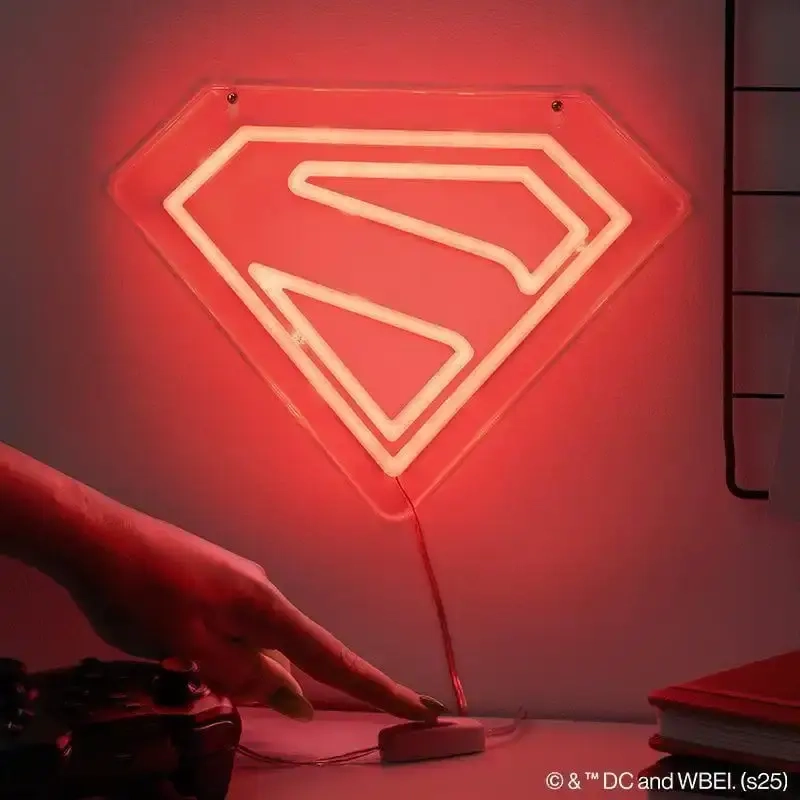 DC Comics LED Wandleuchte Superman Neon