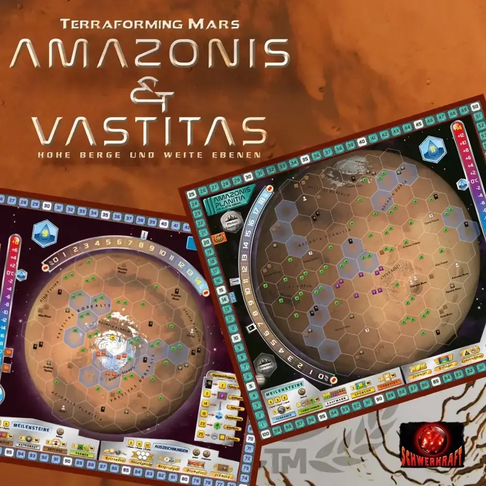 Terraforming Mars - Amazonis & Vastitas Eweiterung - DE