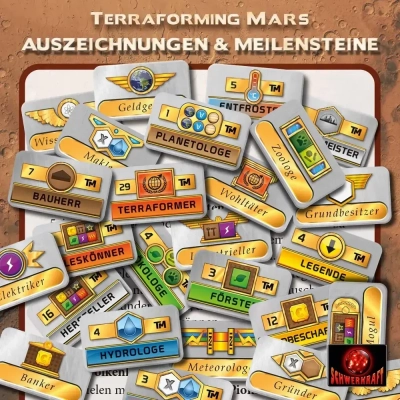 Terraforming Mars - Auszeichnungen & Meilensteine Eweiterung - DE