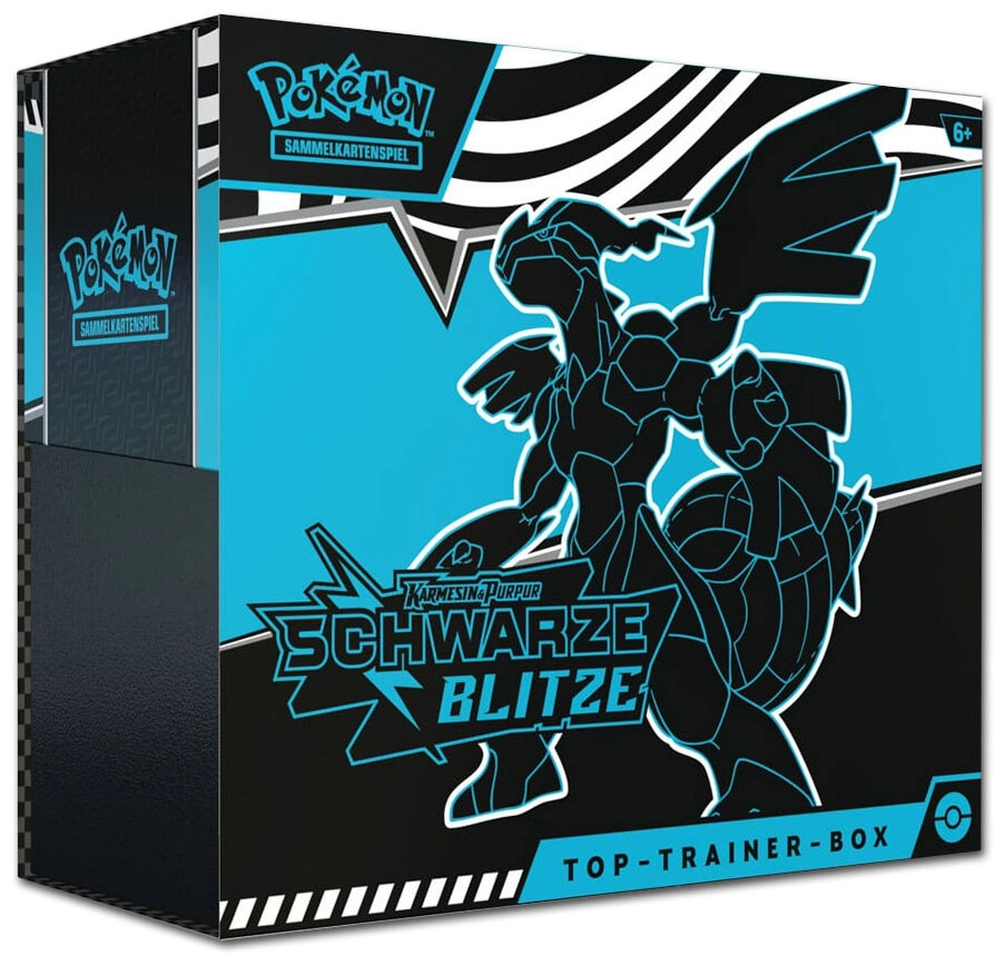 Pokémon - Karmesin & Purpur - Schwarze Blitze Top-Trainerbox - DE