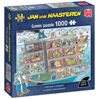 Kreuzfahrtschiff - Jan van Haasteren
