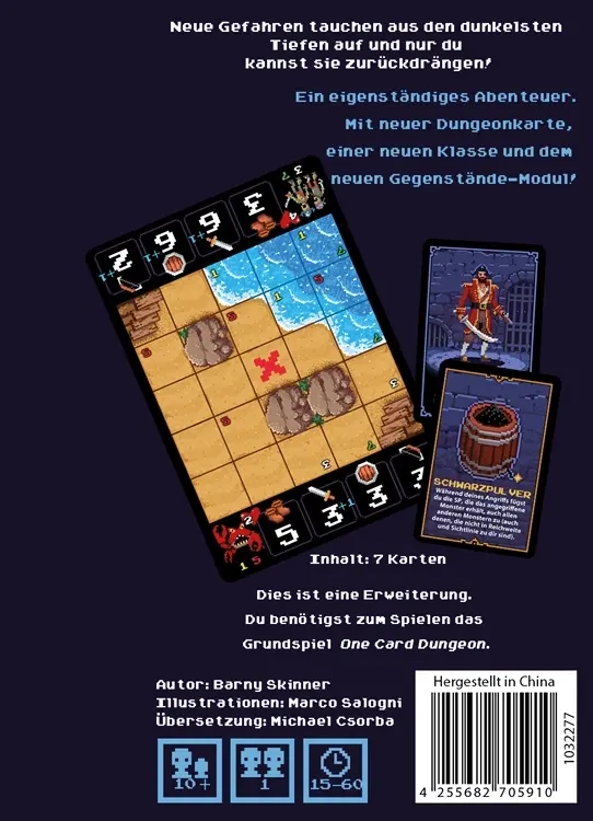 One Card Dungeon - Küstenschlacht Abenteuerpaket Erweiterung - DE
