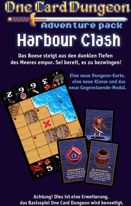 One Card Dungeon - Küstenschlacht Abenteuerpaket Erweiterung - DE