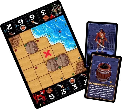 One Card Dungeon - Küstenschlacht Abenteuerpaket Erweiterung - DE