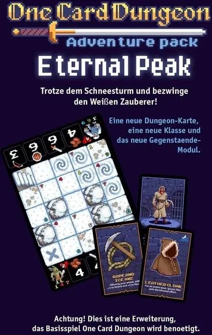 One Card Dungeon - Eisige Höhen Abenteuerpaket Erweiterung - DE