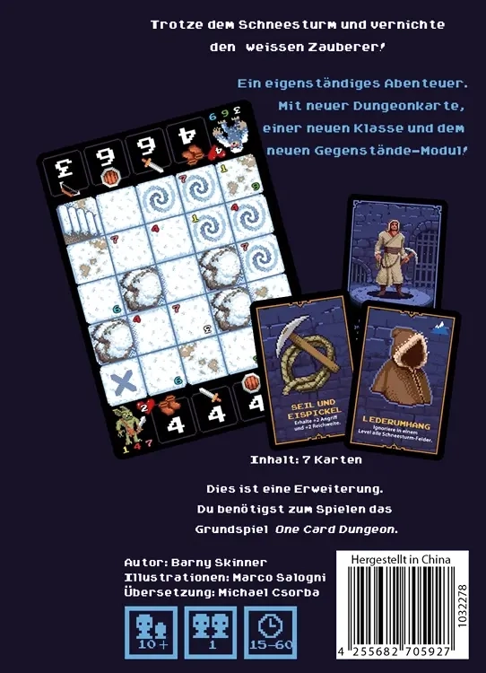 One Card Dungeon - Eisige Höhen Abenteuerpaket Erweiterung - DE