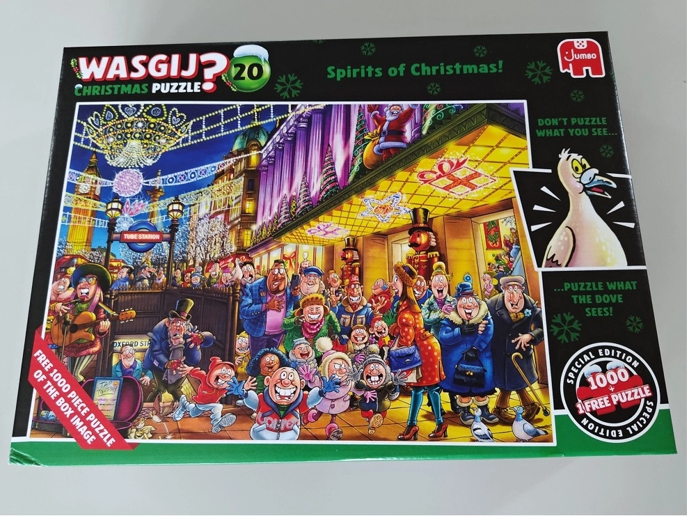 Christmas Carol - Wasgij Christmas 20 (2x 1000 Teile) (Leicht Defekte Verpackung)