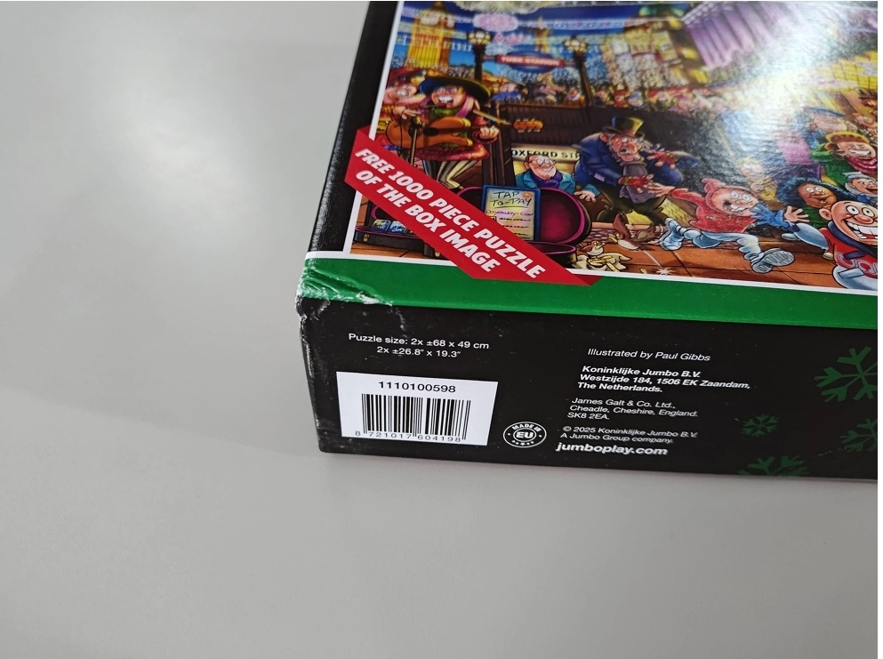 Christmas Carol - Wasgij Christmas 20 (2x 1000 Teile) (Leicht Defekte Verpackung)