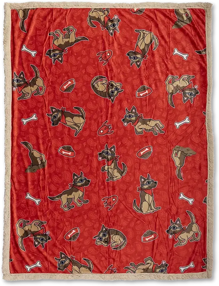 Fallout Flanell-Fleecedecke Dogmeat 137 x 178 cm