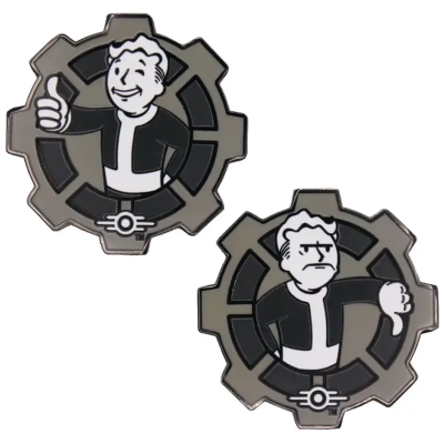 Fallout Sammelmünze Decision Black & White Limited Edition