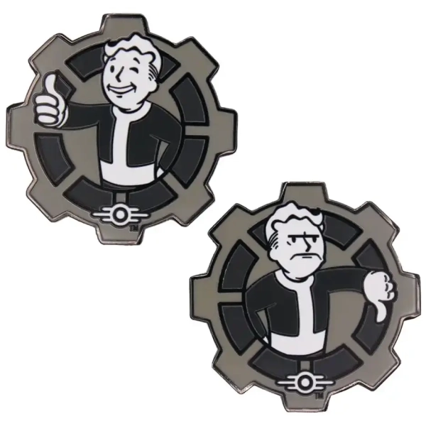 Fallout Sammelmünze Decision Black & White Limited Edition