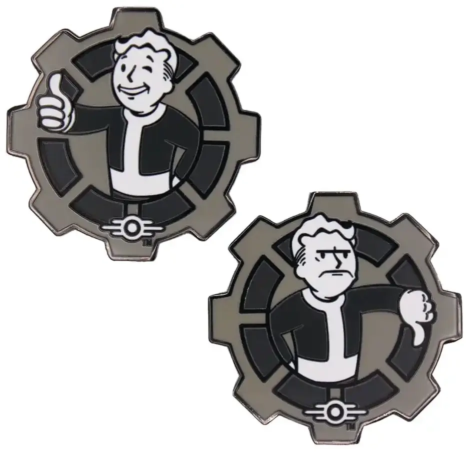 Fallout Sammelmünze Decision Black & White Limited Edition